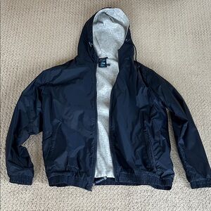 Navy Charles River  Hooded Jacket
